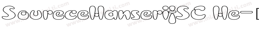 SoureceHanserifSC He字体转换